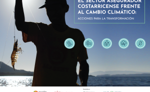 Portada de la publicación "El sector asegurador costarricense frente al cambio climático: acciones para la transformación"